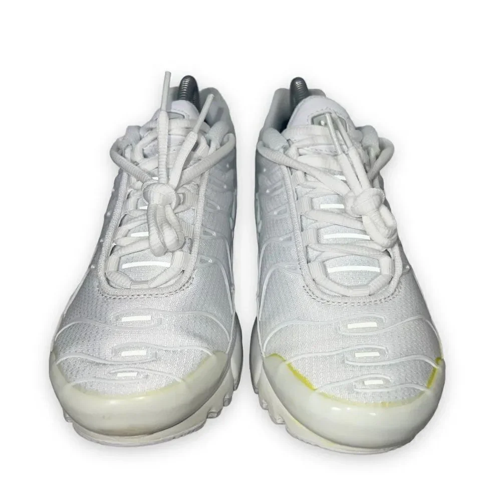 Nike Air Max Plus‎ GS 'White Metallic Silver' AR1852-100 Youth 4.5 Women's 6